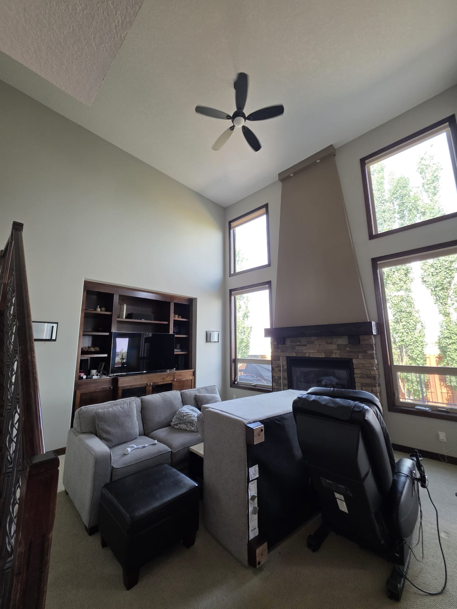 Repainted room in a Hidden Valley home, Calgary