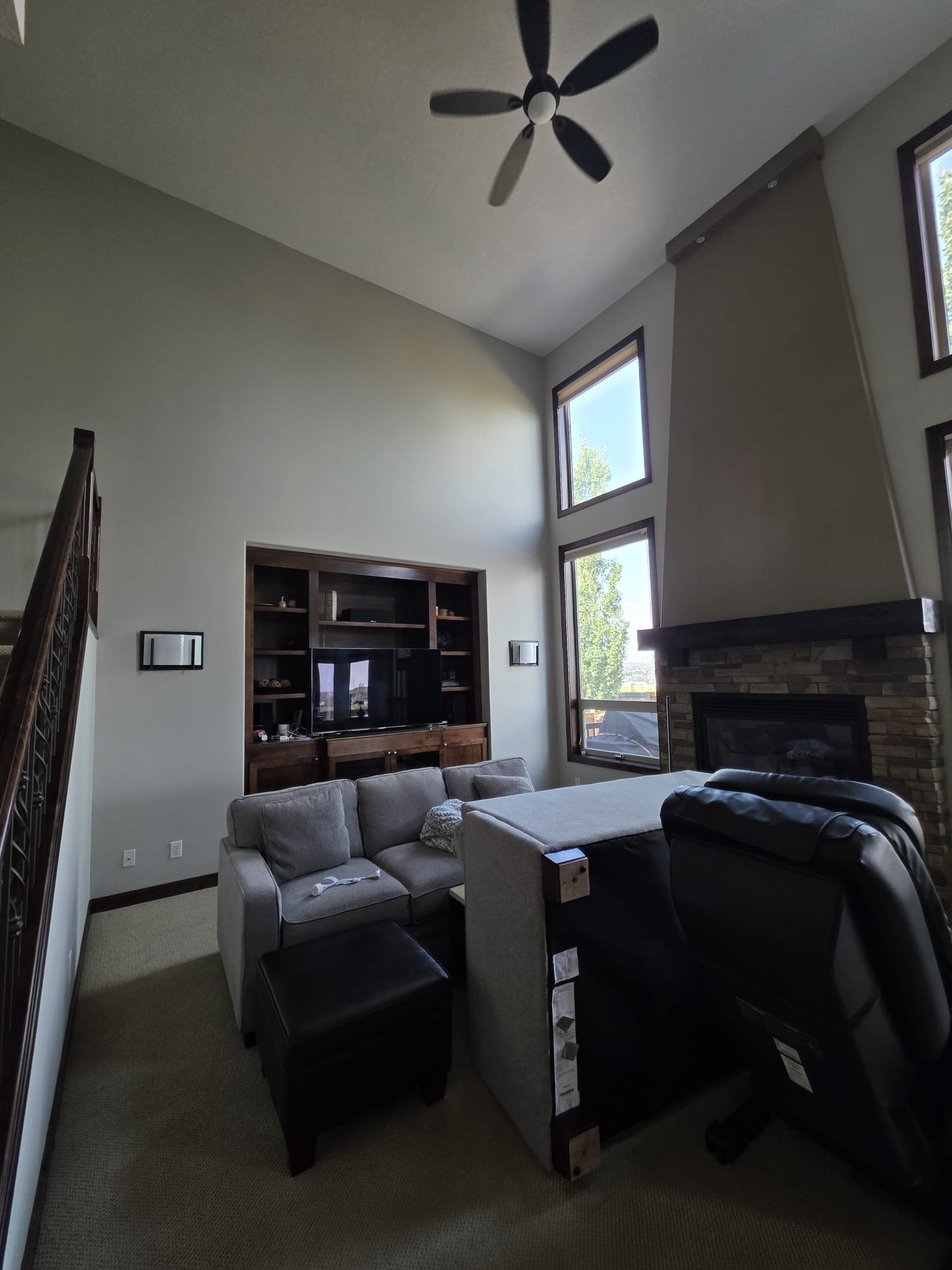 Repainted room in a Hidden Valley home, Calgary