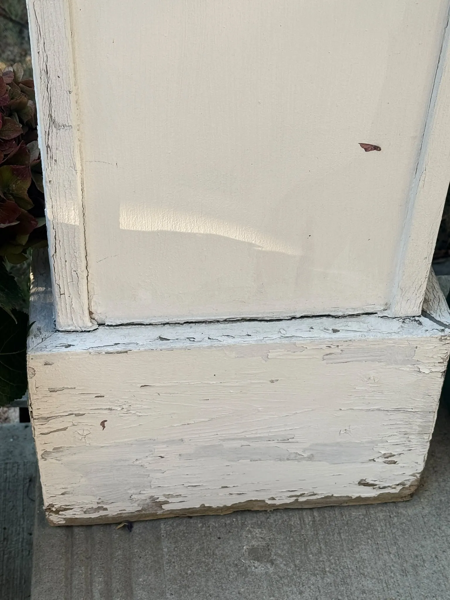 Repainted exterior trim on a home in Signal Hill, Calgary