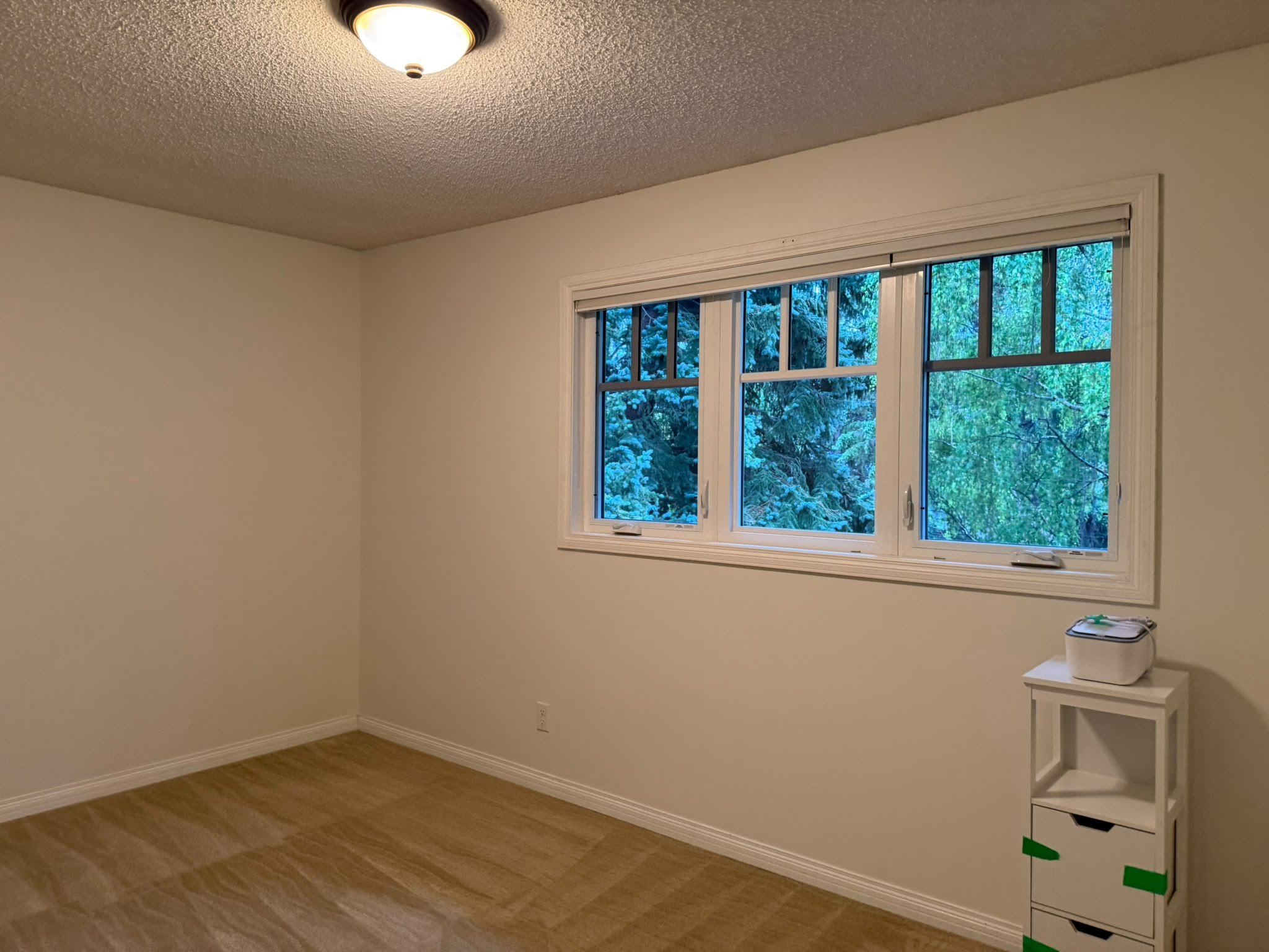Repainted room in a Silver Springs home, Calgary
