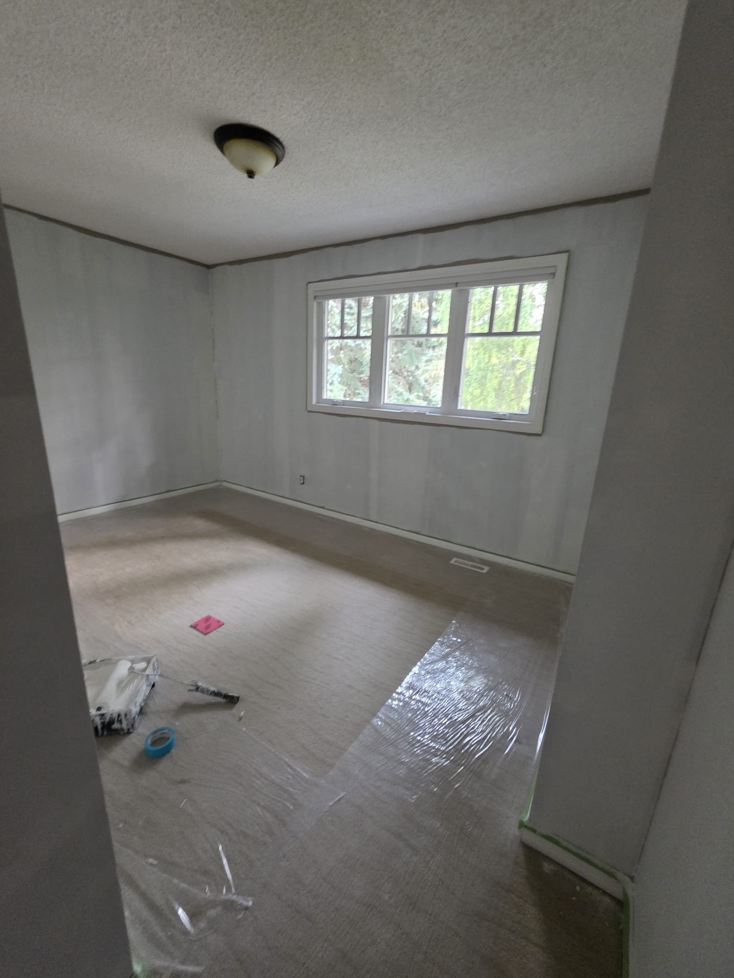 Repainted room in a Silver Springs home, Calgary
