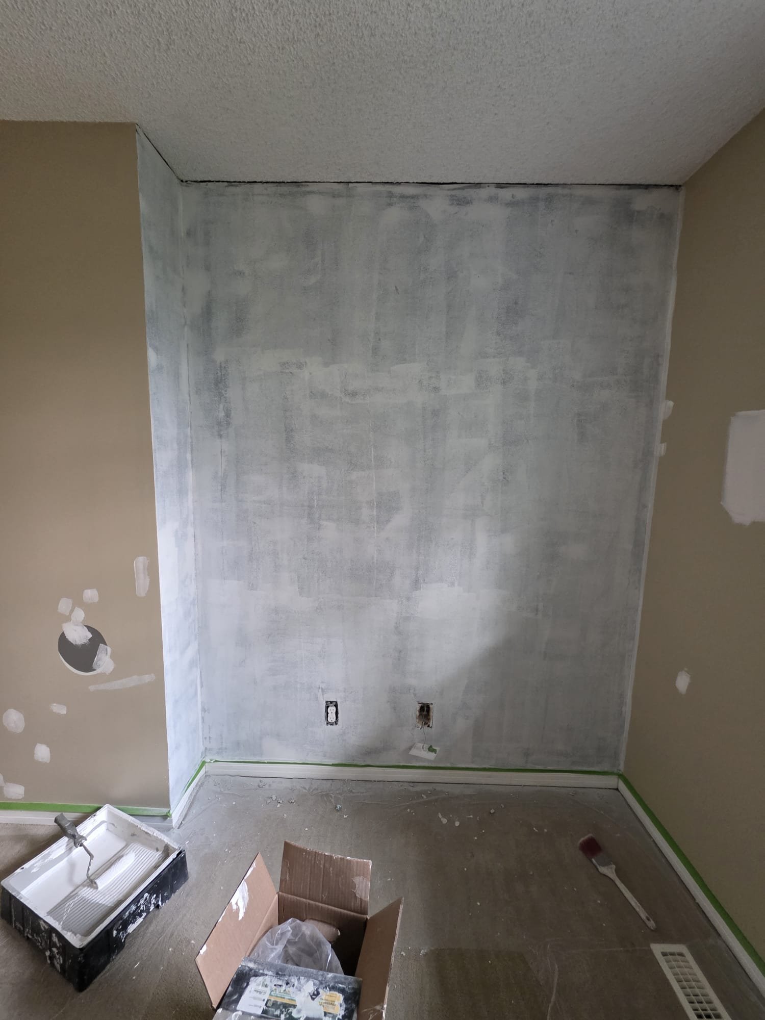Repainted room in a Silver Springs home, Calgary