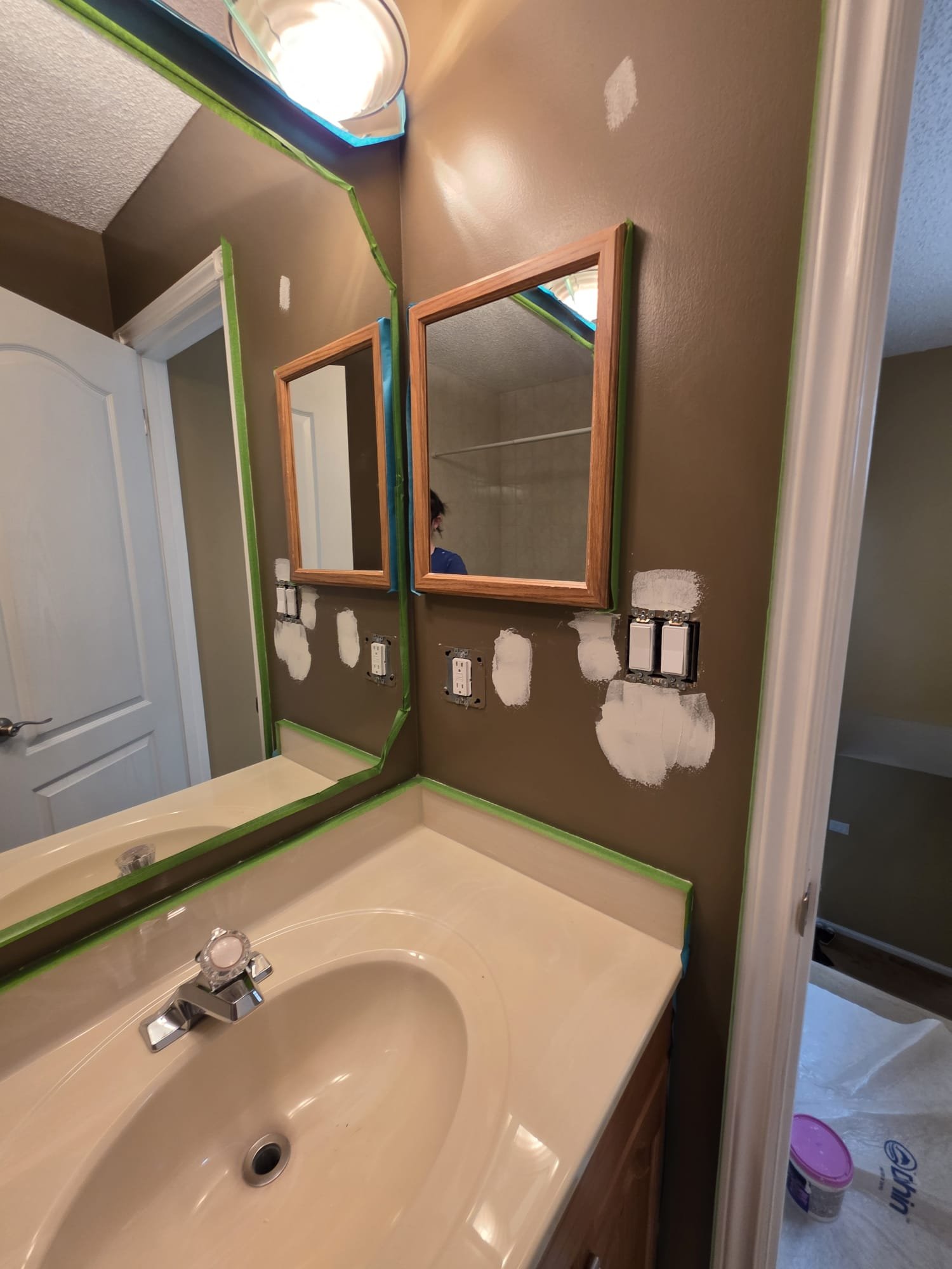 Repainted room in a Silver Springs home, Calgary